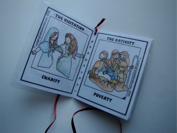 Mysteries of the Rosary Printed Craft Kit - Image 2