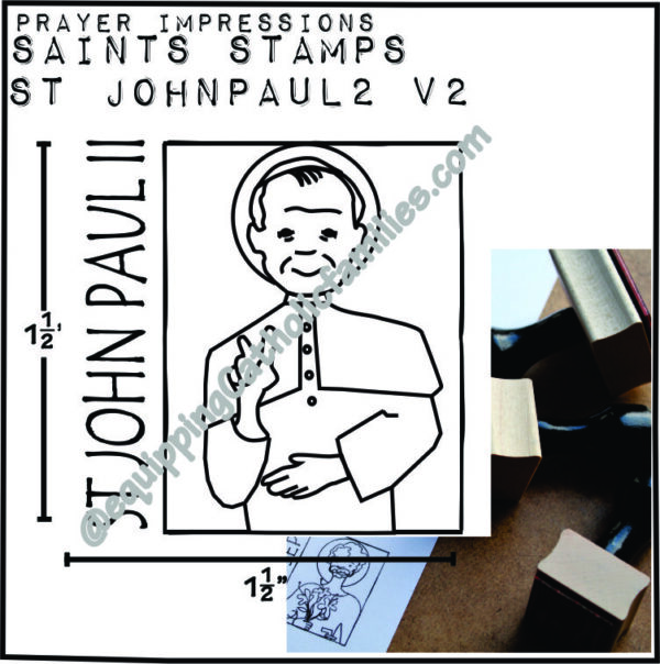 St John Paul Saints Stamp