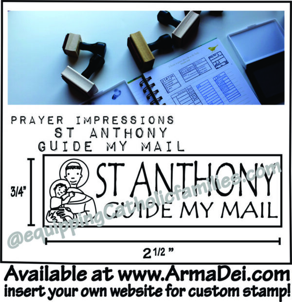 St Anthony: Guide My Mail Stamp