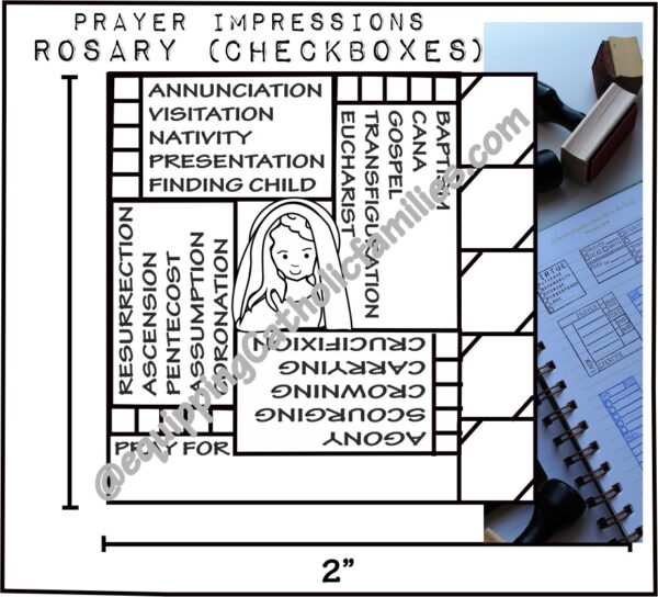 Rosary Stamp (Checkboxes)