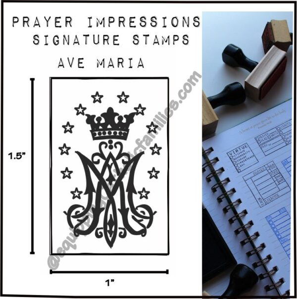 Ave Maria Consecration Stamp