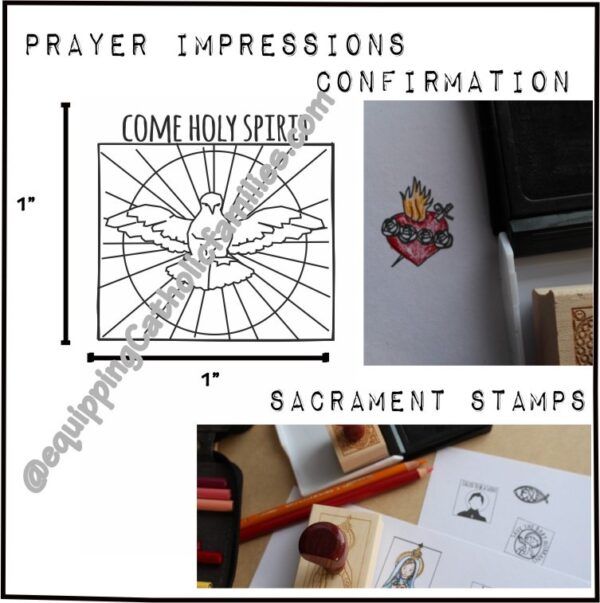 Come Holy Spirit Stamp