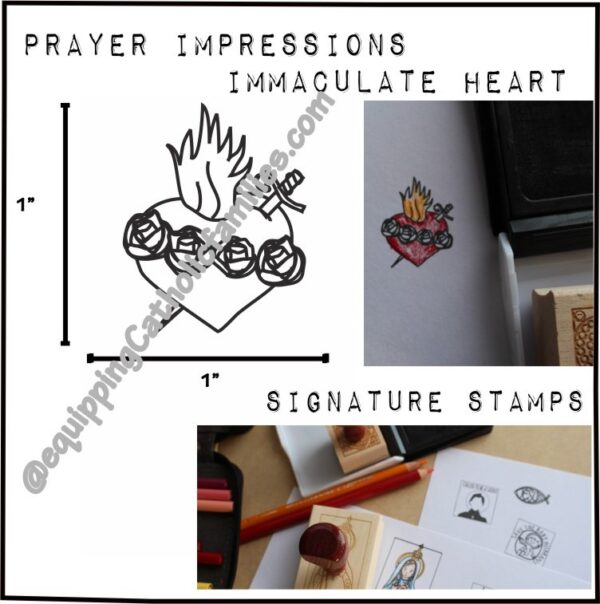 Immaculate Heart of Mary Stamp