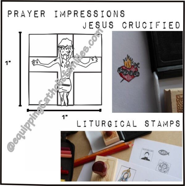 Crucified Jesus Stamp