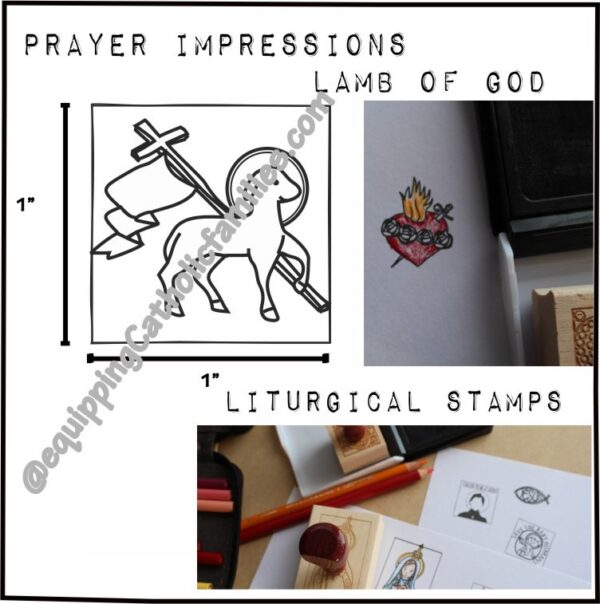 Jesus (Lamb of God) Stamp