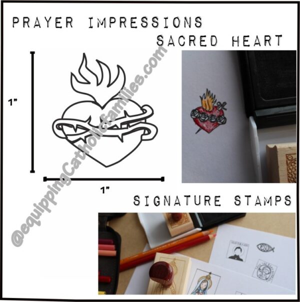 Sacred Heart of Jesus Stamp