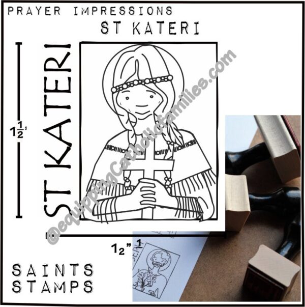 St Kateri Saints Stamp