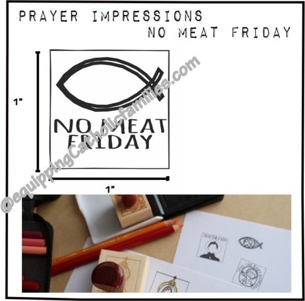 No Meat Friday Stamp