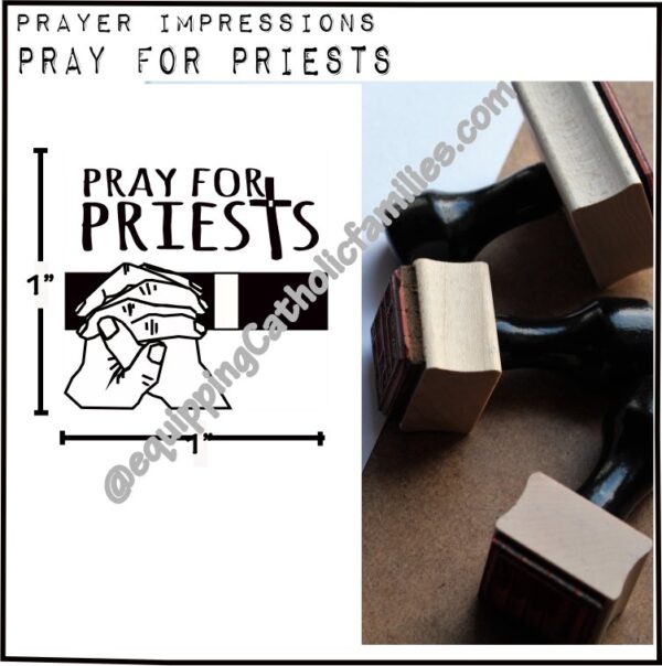 Pray for Priests stamp