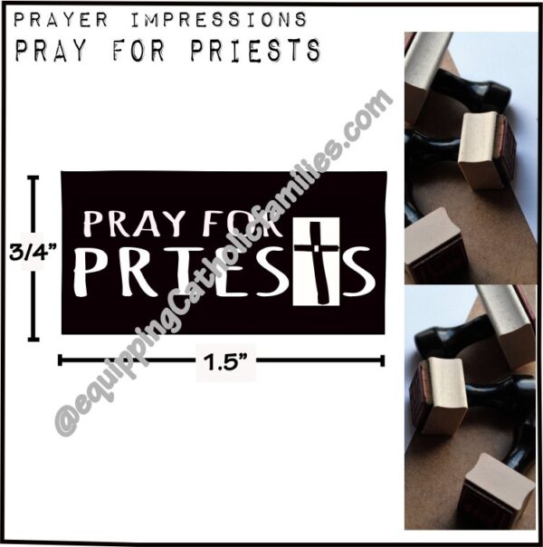 Pray for Priests stamp