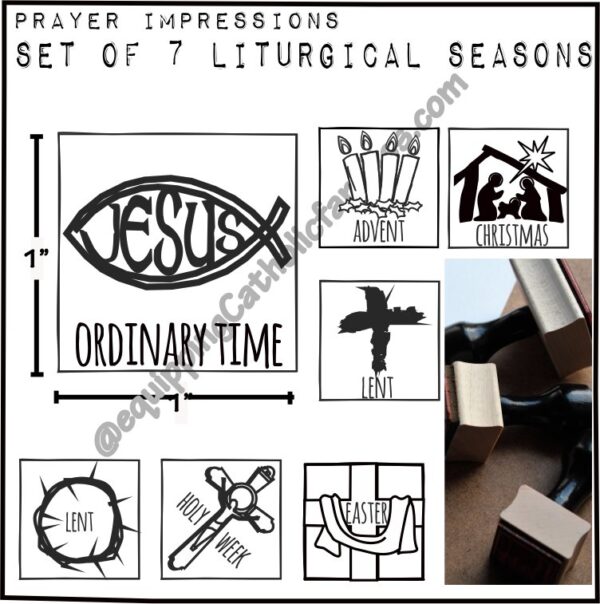 Liturgical Season Symbols Stamps Set