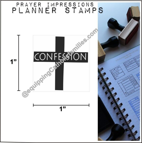 Confession Cross Planner Stamp