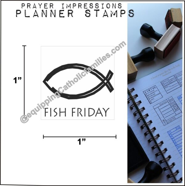 Fish Friday Planner Stamp