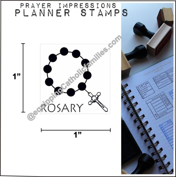 Rosary Planner Stamp