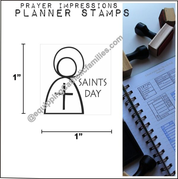 Simple Saints Day Planner Stamp