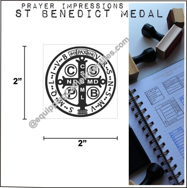 St Benedict Medal Planner Stamp