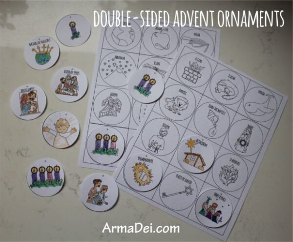 Jesse Tree O Antiphon Advent 2024 Calendar Ornaments and Novena PDF - Image 3