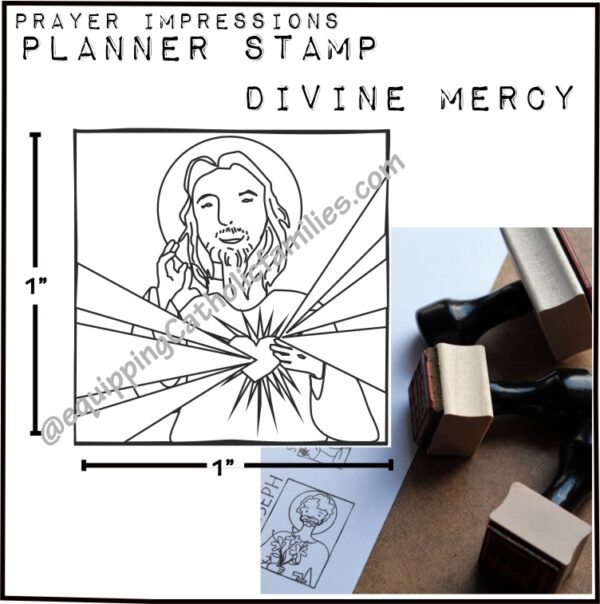 Divine Mercy Jesus Stamp